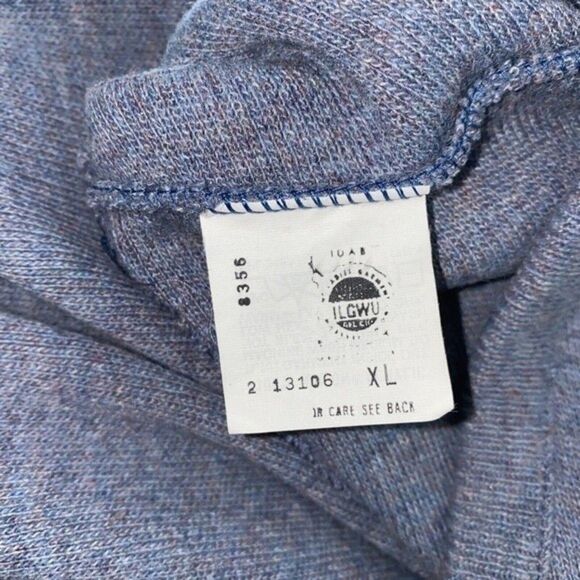 Robert Bruce Vintage Sleeveless V-Neck Blue/Purple Sweater Vest Men’s Size XL - Picture 11 of 12